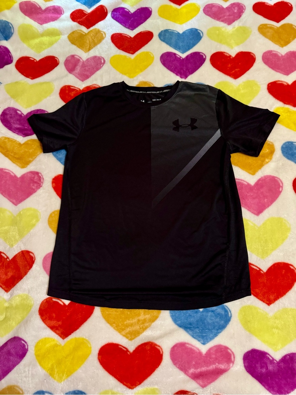 Under Armour boy’s Black Athletic Tech T-Shirt